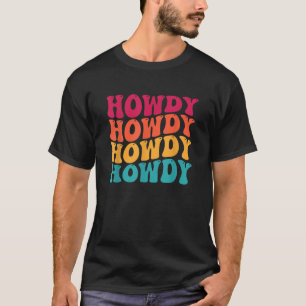 White Howdy Rodeo Western Land Zuid T-shirt