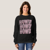 White Howdy Rodeo Western Land Zuid Trui (Voorkant volledig)