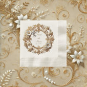 White Hummingbird Coined Cocktail servetten