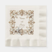 White Hummingbird Coined Luncheon servetten (Voorkant)