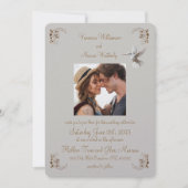 White Hummingbird Collectie Portret Kaart (Voorkant)