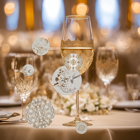 White Hummingbird Confetti