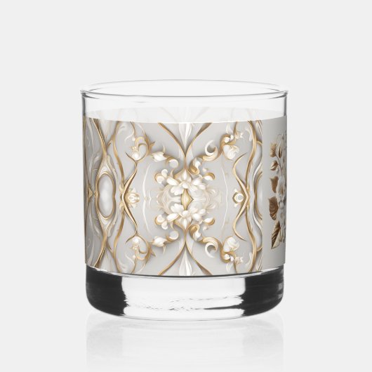 White Hummingbird Elegant Whisky Glas (Voorkant)