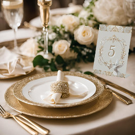 White Hummingbird Fancy Tafelnummer Reclamebord Met Voetstuk