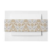 White Hummingbird Garden Invitation Belly Band Uitnodigingen Wikkel (Voorkant Voorbeeld)