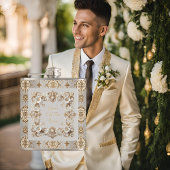 White Hummingbird Groom's Cold Feet Warmer Heupfles