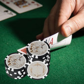 White Hummingbird Poker Chips