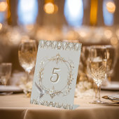 White Hummingbird Tafelnummer Reclamebord Met Voetstuk