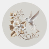 White Hummingbird Verpakking Sticker (Voorkant)
