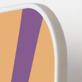 White Husky Dog Ball Illustration Pickleball Paddle (Links Detail)