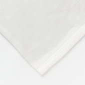 White Husky in sneeuw Fleece Deken (Hoek)