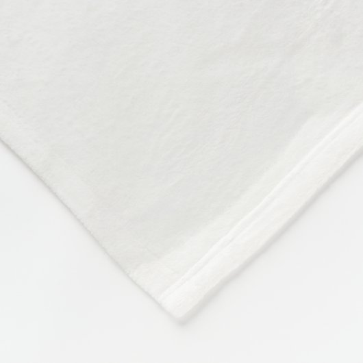 White Husky in sneeuw Fleece Deken (Hoek)