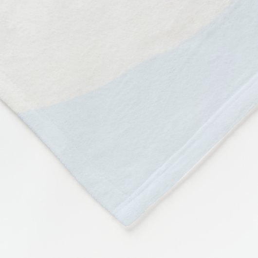 White Husky in sneeuw Fleece Deken (Hoek)