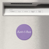 White Hustle and Heart Typography Magneet (Insitu (Vaatwasser))