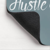 White Hustle and Heart Typography Muismat (Hoek)