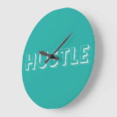White Hustle Modern Typography Grote Klok (Hoek)