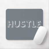 White Hustle Modern Typography Muismat (Met muis)