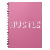 White Hustle Modern Typography Notitieboek (Voorkant)