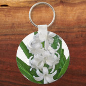 White Hyacinth Sleutelhanger (Voorkant)