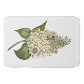White Hydrangea Badmat (Voorkant)