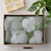  White Hydrangea Floral Foto Tissuepapier (Geschenk)