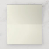 White Hydrangea Flower Tented Place Kaarten Plaatskaartje (Binnenkant ongevouwen)