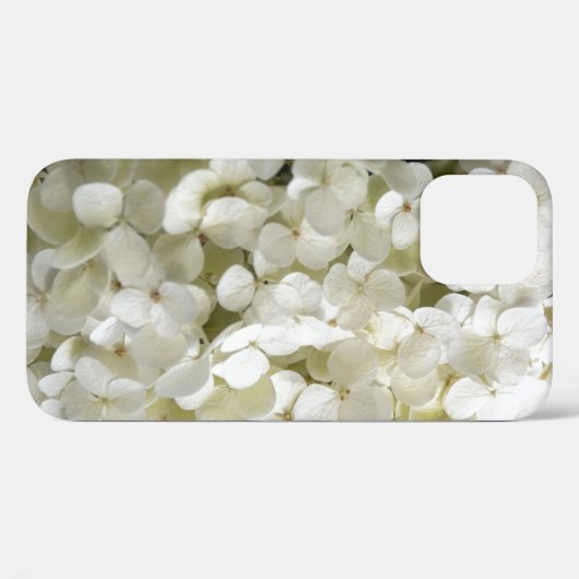 White Hydrangea Flowers Case-Mate iPhone Case (Achterkant (horizontaal))
