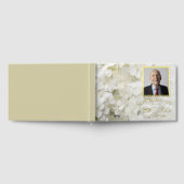 White Hydrangea Flowers Celebration of Life Gastenboek (Volledig)