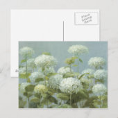 White Hydrangea Garden Briefkaart (Voorkant / Achterkant)
