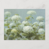 White Hydrangea Garden Briefkaart (Voorkant)