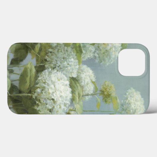 White Hydrangea Garden Case-Mate iPhone Case (Achterkant (horizontaal))