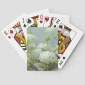 White Hydrangea Garden Pokerkaarten (Achterkant)