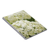 White Hydrangea Notitieboek (Rechterzijde)