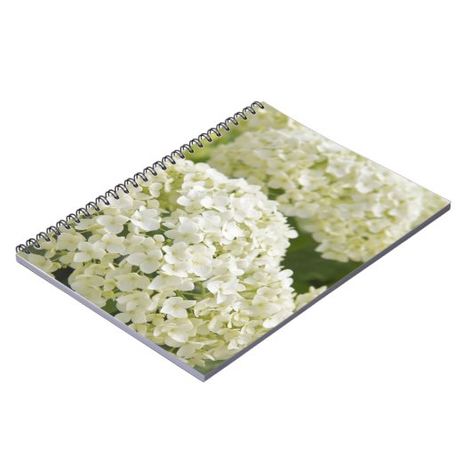 White Hydrangea Notitieboek (Linkerzijde)