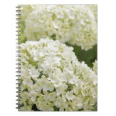 White Hydrangea Notitieboek (Voorkant)