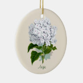 White Hydrangea Ornament (Rechts)