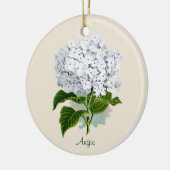White Hydrangea Ornament (Links)