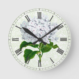White Hydrangea Ronde Klok