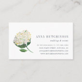 White Hydrangea Visitekaartje (Voorkant)