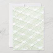 White Hydrangea Wedding Invitation Invitations Kaart (Achterkant)