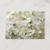 White Hydrangea Wedding Place Card Plaatskaartje (Achterkant)