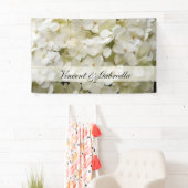 White Hydrangea Wedding Spandoek (Insitu)