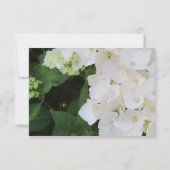 White Hydrangea zal je mijn Bridesmaid zijn Kaart (Achterkant)