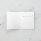 White Hydrangea zal je mijn Bridesmaid zijn Kaart (Binnen)