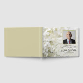 White Hydrangeas Celebration of Life Memorial Gastenboek (Volledig)