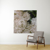 WHITE HYDRANGEAS IN BLOOM WANDKLEED (In situ)