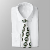 White Hydrangeas Necktie Stropdas (Gebonden)