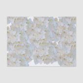 White Hydrangeas Tissue Paper Tissuepapier (Voorkant)