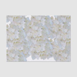 White Hydrangeas Tissue Paper Tissuepapier