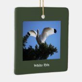 White Ibis Bird Ornament (Rechts)